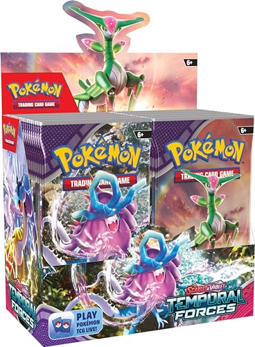 TCG: Scarlet and Violet: Temporal Forces: Booster Display Box