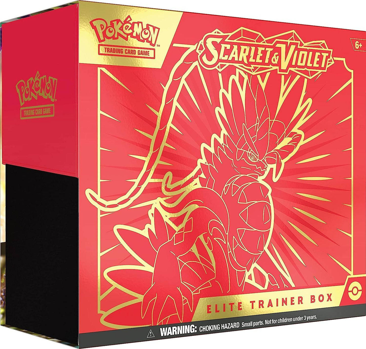 TCG: Scarlet & Violet Elite Trainer Box-Koraidon Red(1 Full Art Promo Card. 9 Boosters and Premium Accessories)